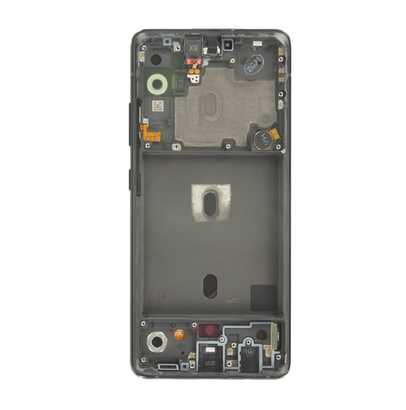 LCD-skärm + Touch Unit Samsung Galaxy A51 5G - Svart (Service Pack)
