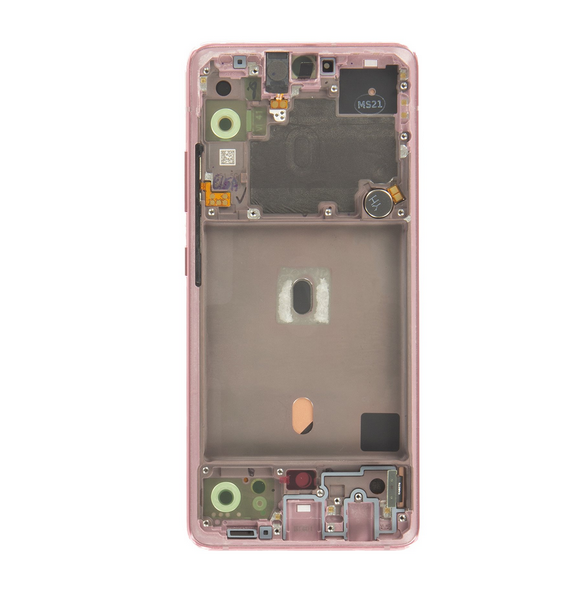 LCD-skärm + Touch Unit Samsung Galaxy A51 5G - Rosa (Service Pack)