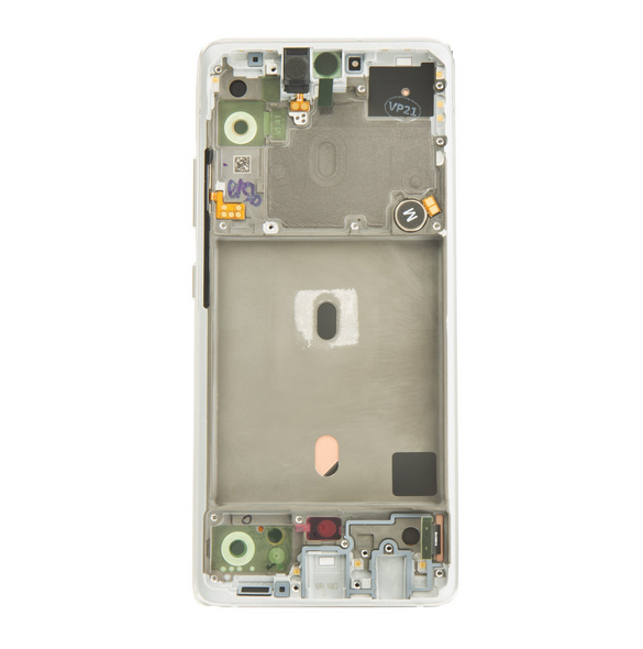 LCD-skärm + Touch-enhet Samsung Galaxy A51 5G - Vit (Service Pack)