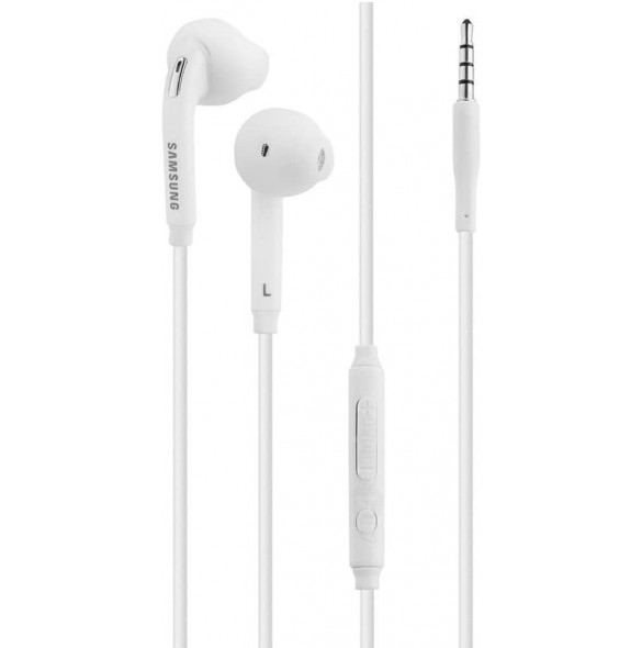 Samsung Stereo HF 3,5 mm med fjärrkontroll EO-EG920BWE - Vit