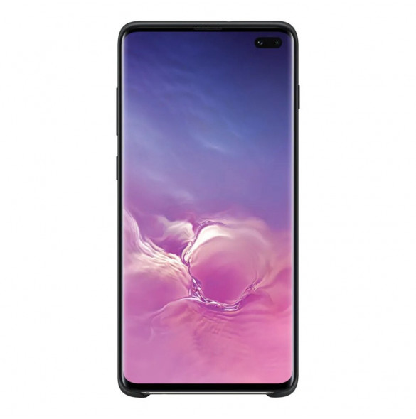 Svart och väldigt snyggt skydd till Samsung Galaxy S10 Plus.