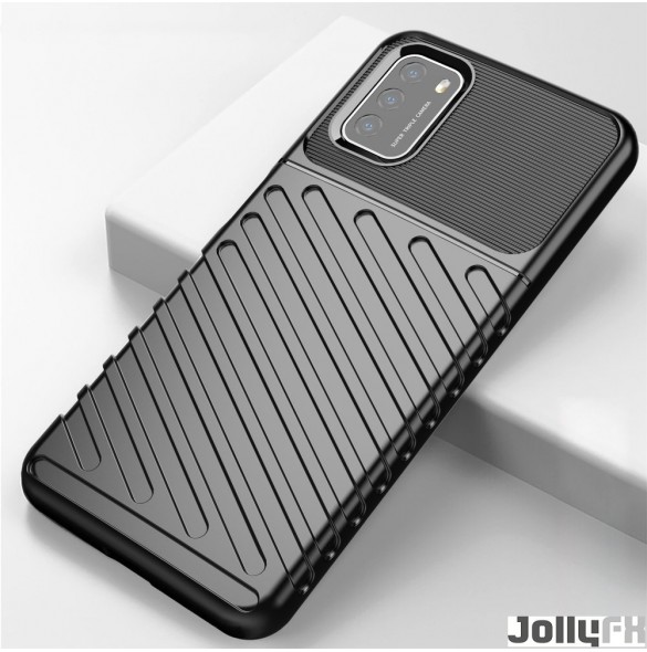 Din telefon skyddas av detta skydd från JollyFX.