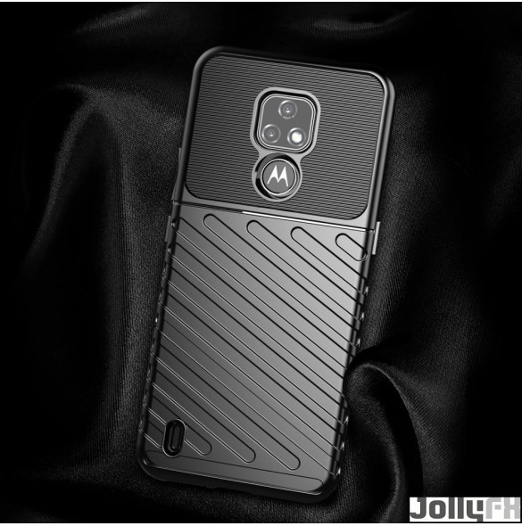 Vackert och pålitligt skyddsfodral för Motorola Moto E7.