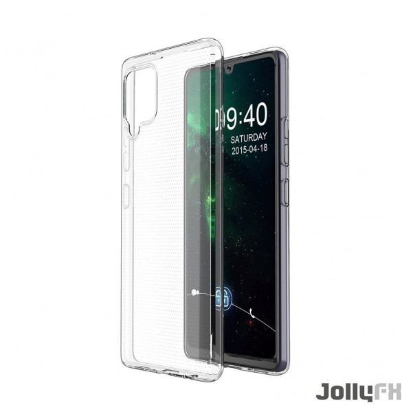 Genomskinligt och mycket snyggt fodral Samsung Galaxy A12.