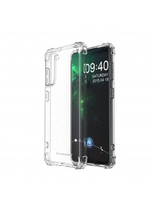 Samsung Galaxy S21 Ultra 5G skyddas av detta fantastiska skal.