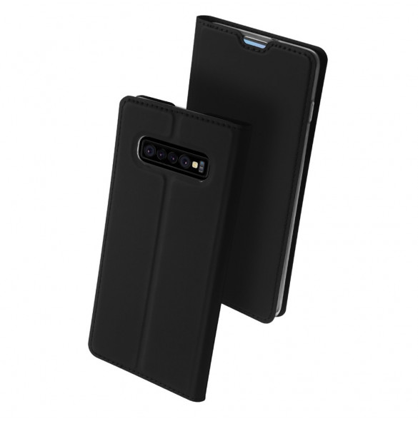 Svart och väldigt snyggt skydd till Samsung Galaxy S10.