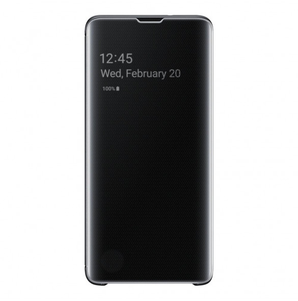 Svart och väldigt snyggt skydd till Samsung Galaxy S10.