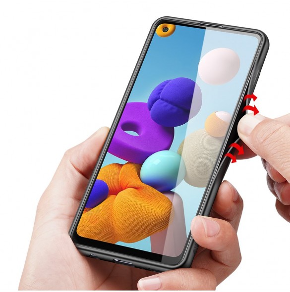 Vackert och pålitligt skyddsfodral för Samsung Galaxy A21S.