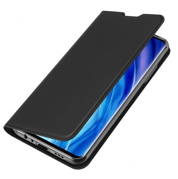 Svart och mycket elegant omslag Oppo Reno4 Pro 5G.