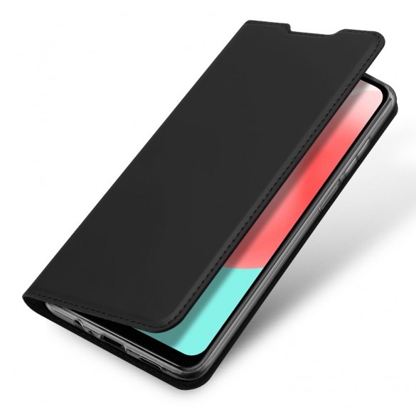 Svart och väldigt snyggt skal Samsung Galaxy A32 5G.