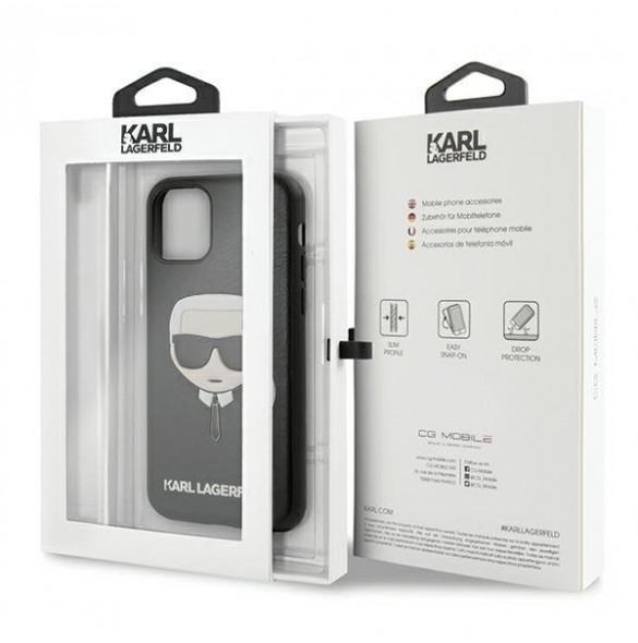 Karl Lagerfeld KLHCN58KHBK iPhone 11 Pro hardcase Ikonisk handrem - Svart