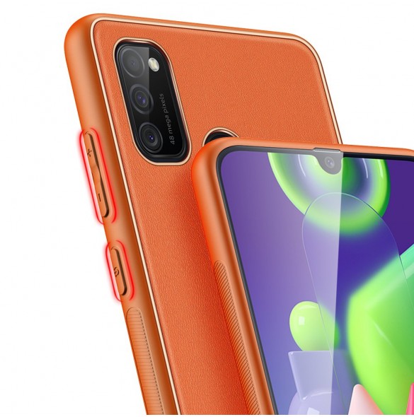 Apelsin och mycket snyggt fodral Samsung Galaxy M30s.