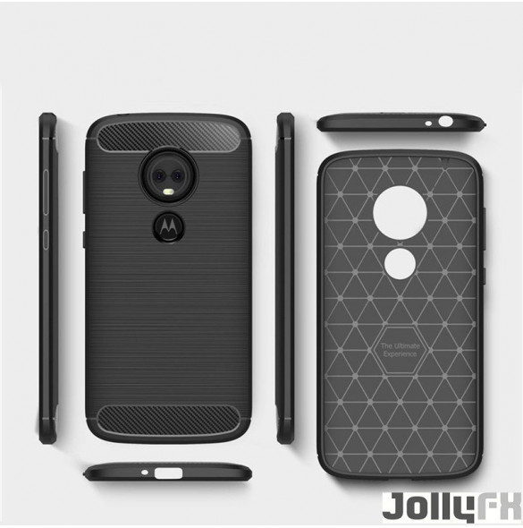 Svart och väldigt snyggt skydd för Motorola Moto G6 Play.