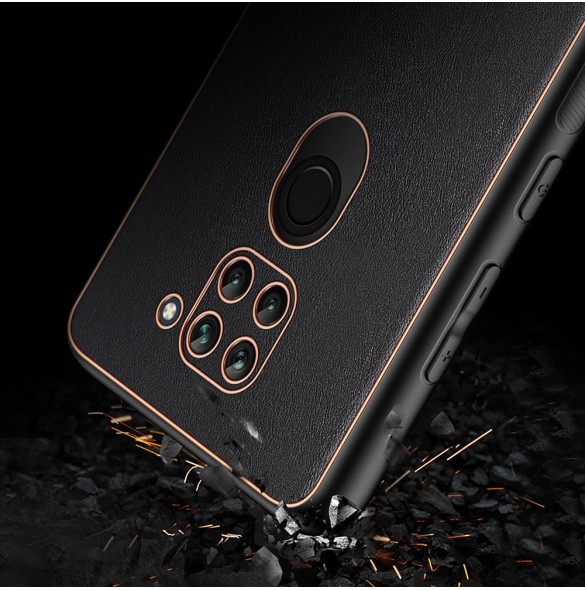 Svart och mycket elegant omslag Xiaomi Redmi 10X 4G / Xiaomi Redmi Note 9.