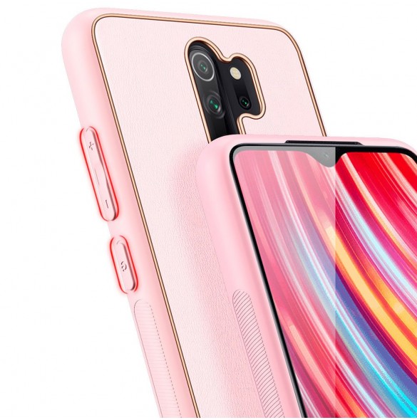 Rosa och mycket elegant omslag Xiaomi Redmi Note 8 Pro.