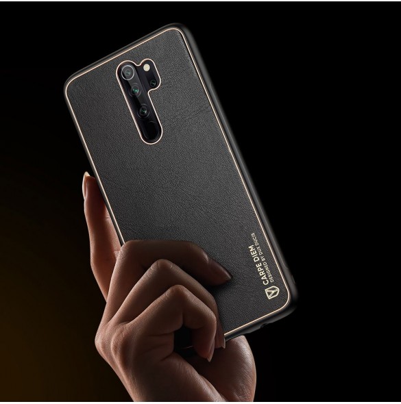 Svart och mycket snyggt fodral Xiaomi Redmi Note 8 Pro.