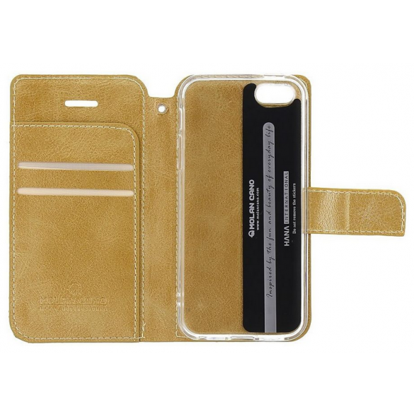 Guld och mycket elegant omslag Realme 8 Pro.