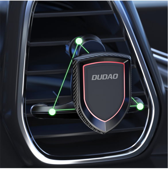 Dudao Universal Air Vent Magnetic Car Mount Holder - Svart (F6Pro)