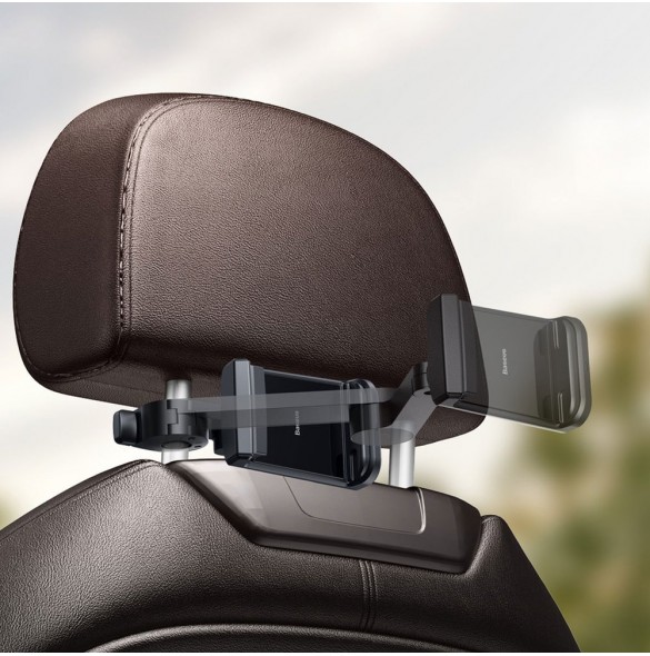 Baseus Energy Storage Backseat Holder Wireless Qi 15 W Charger - Svart (WXHZ-01)