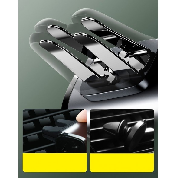 Baseus Steel Cannon Air Outlet Car Mount - Röd (SUGP-09)