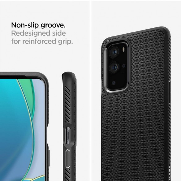 Spigen Liquid Air Oneplus 9 Pro - Matte Svart