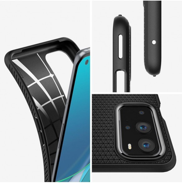 Spigen Liquid Air Oneplus 9 Pro - Matte Svart