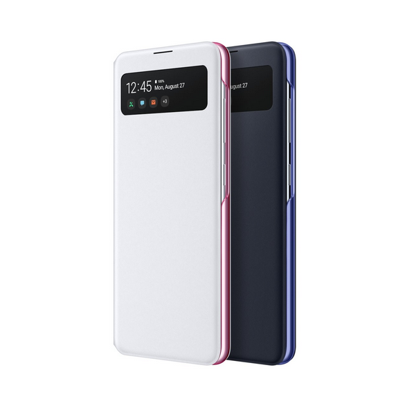 Din telefon skyddas av detta omslag från Samsung.