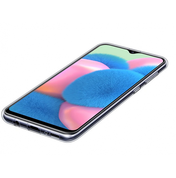 Vit och mycket snyggt skal Samsung Galaxy A30s / A50.