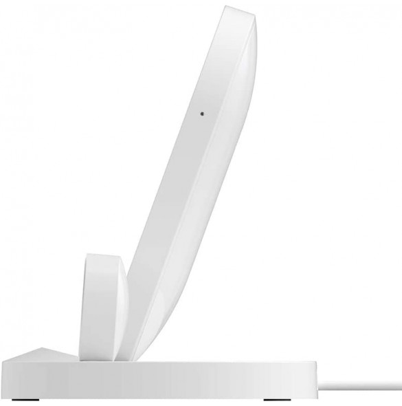 Belkin F8J235 BOOST UP Wireless Charging Dock - Trådlöst laddställ + växelströmsadapter (USB) - Vit