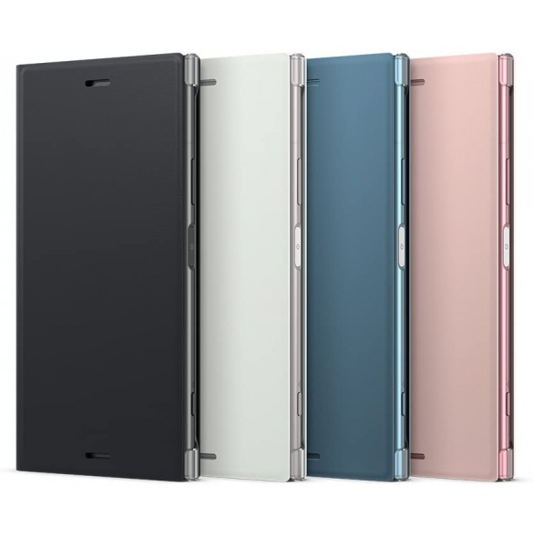 Sony Style Cover Stand SCSG50 vikbart fodral för Sony XPERIA XZ1 - Silver