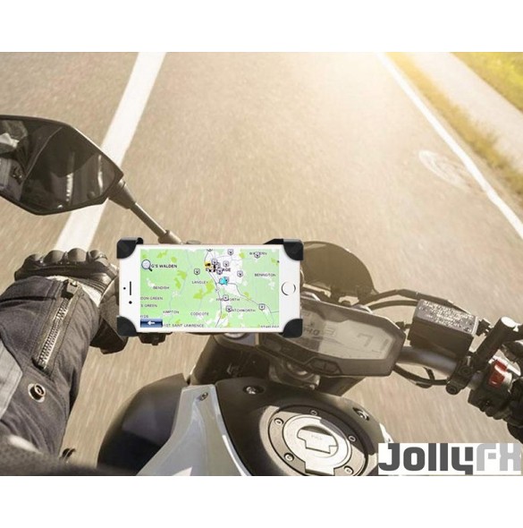 Bekväm installation gör det enkelt att montera på alla motorcyklar eller skoter med backspegel.