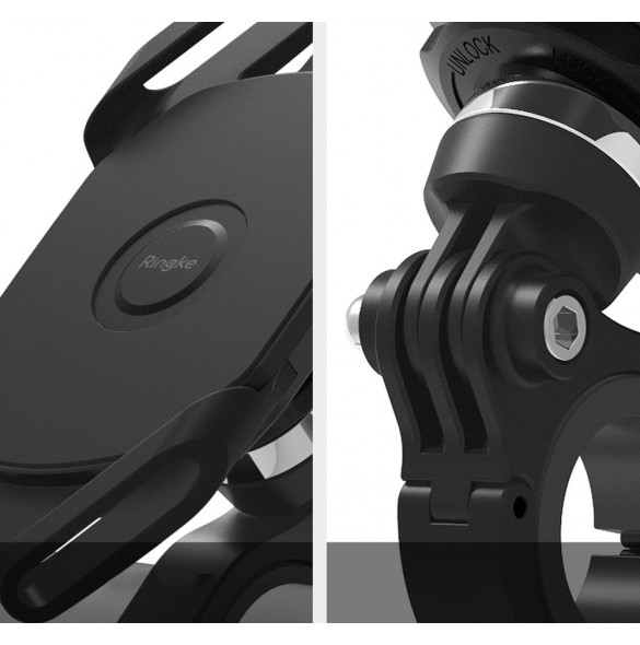 1 Ringke Spider Grip Mount, 3 Silikonringar, 2 insexnyckel, installationsguide.