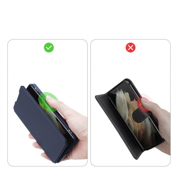 Din telefon skyddas av detta skydd från Dux Ducis.