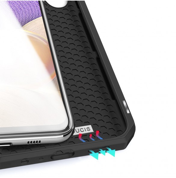 Samsung Galaxy A32 5G skyddas av detta fantastiska skal.