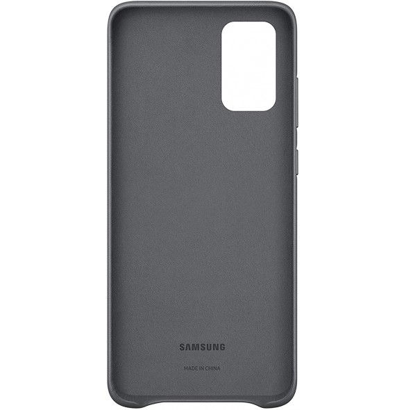 Samsung EF-VG985LJE läderfodral äkta läder väska till Samsung Galaxy S20 Plus - Grä