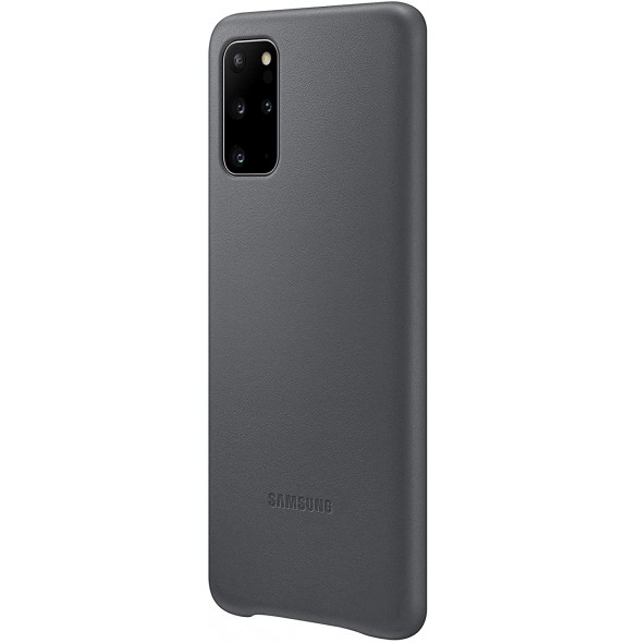 Samsung EF-VG985LJE läderfodral äkta läder väska till Samsung Galaxy S20 Plus - Grä