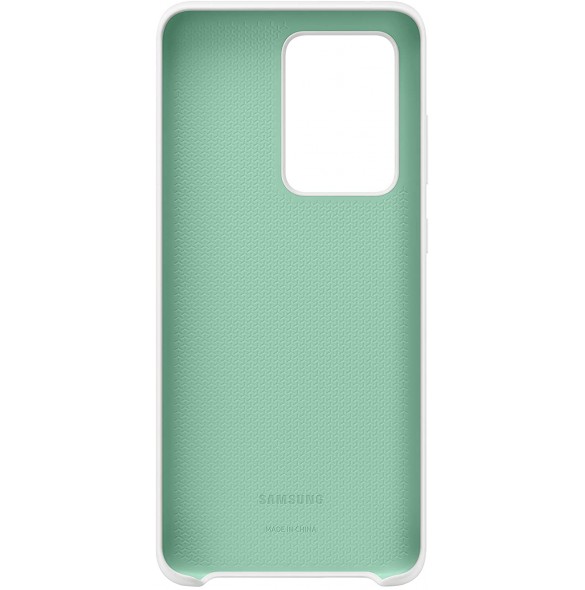 Samsung EF-PG988TWE Silikon täcka grått för Samsung Galaxy S20 Ultra - Vit