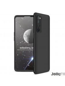 Svart och mycket elegant omslag Oppo Reno4 Pro 5G.