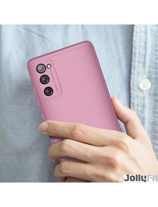 Rosa och väldigt snyggt skal Samsung Galaxy S20 FE 5G.