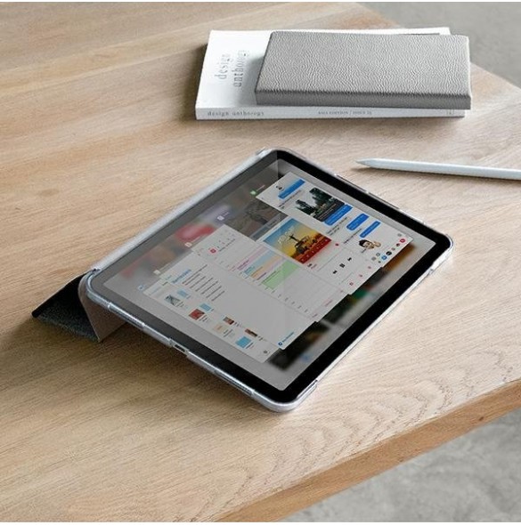 UNIQ Yorker Kanvas-fodral till iPad Air 2020 - Svart