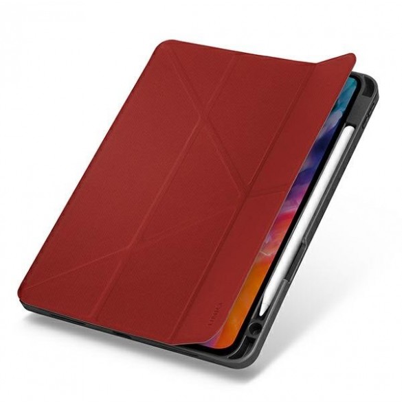 Rött och mycket elegant omslag iPad Air 2020.