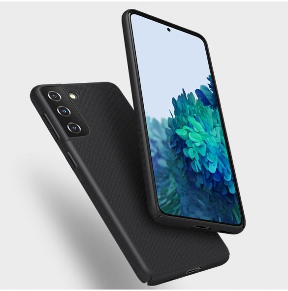 Svart och väldigt snyggt skal Samsung Galaxy S21 5G.