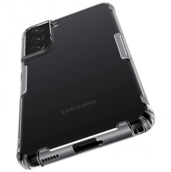 Samsung Galaxy S21 5G skyddas av detta fantastiska skal.
