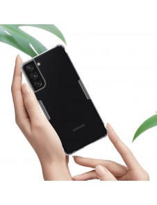 Genomskinligt och mycket snyggt skal Samsung Galaxy S21 Plus 5G.