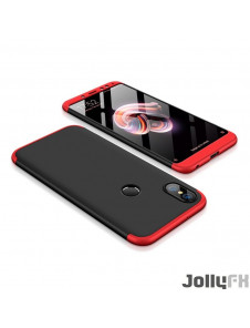 Svart-rött och väldigt snyggt skydd för Xiaomi Redmi Note 5 (dual camera) / Redmi Note 5 Pro.