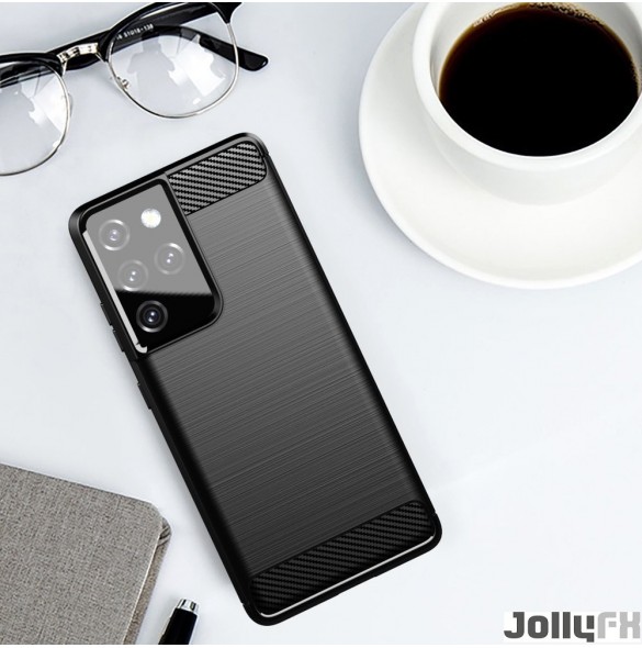 Samsung Galaxy S21 Ultra 5G och väldigt snyggt skydd från JollyFX.