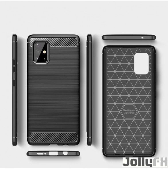 Blå och väldigt snygg skal Samsung Galaxy M51.