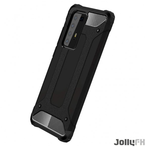 Svart och väldigt snyggt skal Huawei P40.