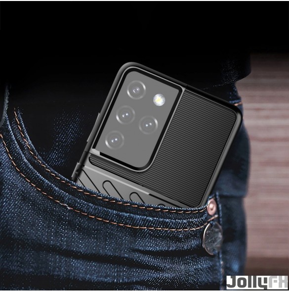 Vackert och pålitligt skyddsfodral för Samsung Galaxy S21 Ultra 5G.