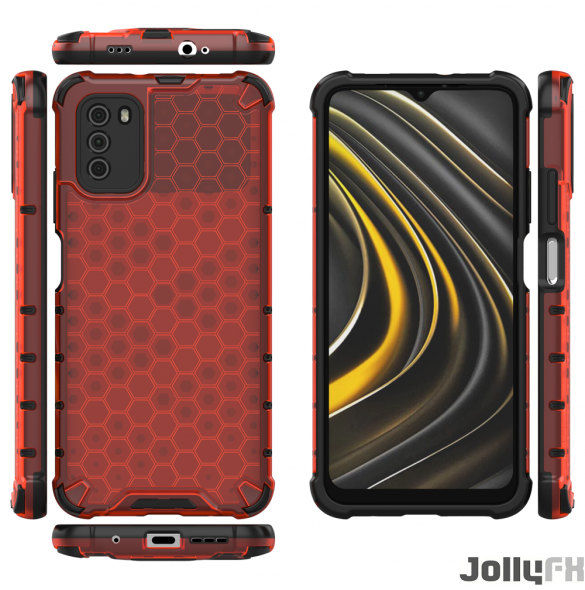 Med detta omslag kommer du att vara lugn för Xiaomi Poco M3 / Xiaomi Redmi 9T och väldigt snyggt skydd från JollyFX.